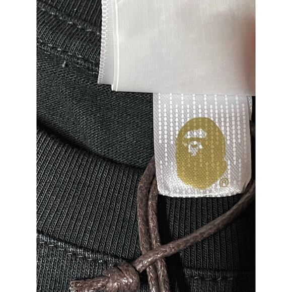 Bape A Bathing Ape Big Ape Head Camo Black T-Shirt size Small NEW - Picture 4 of 9